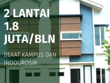 Tipe 31/63 2 Lantai Rumah Dekat Kota KPR Syariah 2KT