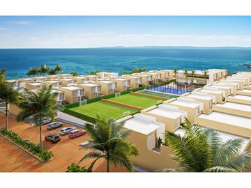 CASAS DE UNA PLANTA FRENTE AL  MAR PUNTA ARRECIFE, VA MANTA JARAMIJO