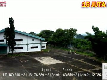Dijual Exs Pabrik Lokasi Karawang Timur Harga 15 Juta US$