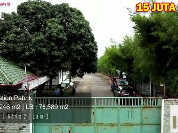 Dijual Exs Pabrik Lokasi Karawang Timur Harga 15 Juta US$