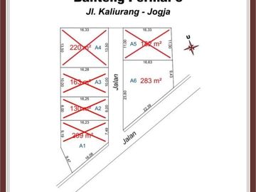 Tanah Jalan Kaliurang Km. 8; SHM, Cocok Bangun Kos