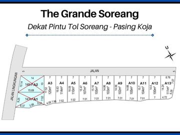 Tanah Bandung; 15 Menit Tol Seroja SHM 2Jutaan/m