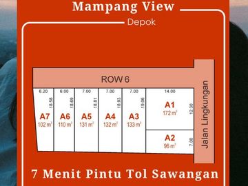 Tanah Depok Selangkah Mall DTC Legalitas SHM