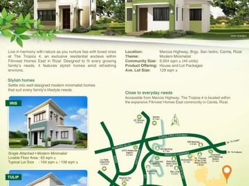 House and Lot Near SM masinag Along Marcos Highway