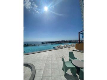 APARTAMENTO EN VENTA 2 RECAMARAS,  72m2 PH THE SANDS, VISTA AL MAR