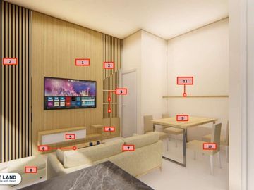 RUMAH LEBAR 6X8 HOEK, ZUMA@NORTH MALIBU DI GADING SERPONG