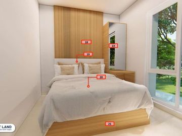 RUMAH LEBAR 6X8 HOEK, ZUMA@NORTH MALIBU DI GADING SERPONG