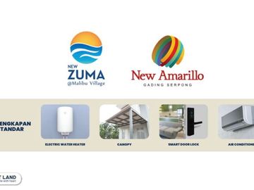 RUMAH LEBAR 6X8 HOEK, ZUMA@NORTH MALIBU DI GADING SERPONG