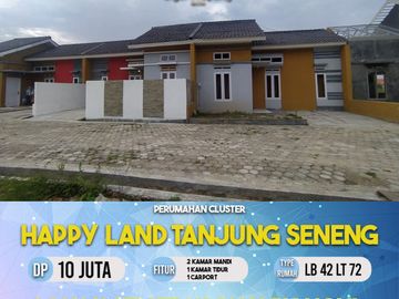 Rumah di tanjung senang Bandar Lampung, akses aspal