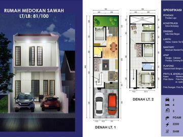 Rumah Baru Dekat dengan MERR dan pintu tol Tambak Sumur