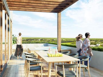 DEPARTAMENTO EN VENTA EN MERIDA, COUNTRY CLUB EN PLANTA BAJA