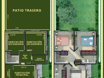 CASA EN TIXCACAL AL PONIENTE DE MÉRIDA, YUCATÁN