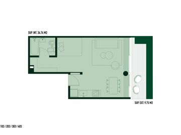 Departamento en  Bajo Belgrano