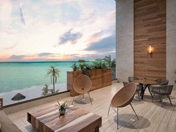 Departamento en venta frente al mar, San Crisanto, Sinanché, Yucatán