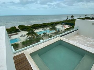Penthouse en venta con sistema lock off, Telchac Puerto, Mérida, Yucatán