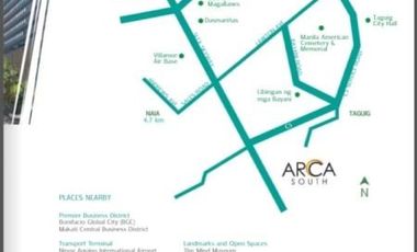 1BR unit for sale in Arca South in Taguig city near Alabang, BGC, Villamore Air base, NAIA
