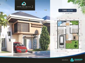 Rumah Mewah 1 Lantai di Sidoarjo Akses Mudah 300 Jutaan