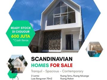Investasi Rumah 2LT Berkolam Renang Termurah dekat Pesantren Darut Tauhid Gegerkalong Cigugur Sukasari