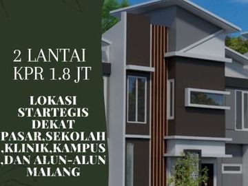 Sangat Strategis 2 Lantai RumahBisa KPR 2KT Tipe 34/60