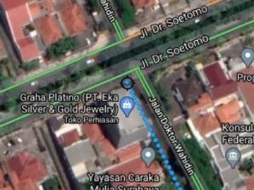 *Dijual tanah jl dr Wahidin, Tegalsari* *Surabaya*