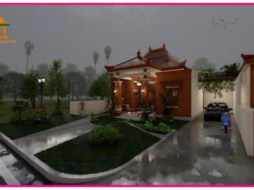 Rumah Klasik Khas Jawa Dalam Perum Elite Kawasan Wisata Candi