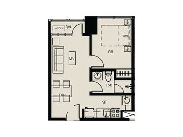 TIME SQUARE WEST 1BEDROOM FOR SALE IN BGC