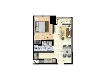TIME SQUARE WEST 1BEDROOM FOR SALE IN BGC