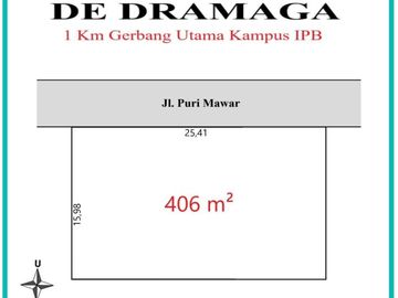 Kavling Kost Dekat IPB Dramaga, SHM