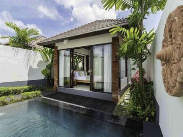 Villa Resort with beautiful rice field views in Ubud