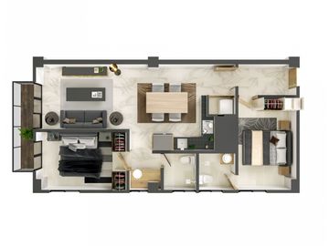 Departamento En venta En Parque Volcanes, Lomas De Angelópolis