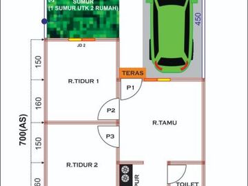 Rumah Siap Bangun Lokasi Asri dan Nyaman 250 meter ke Jl Manisrenggo