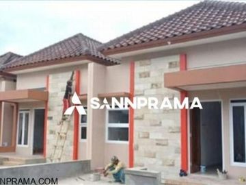 Rumah Baru 1 Lnt, LT 59 m&sup2;, Rp 466 Juta, di Cipayung, Depok.