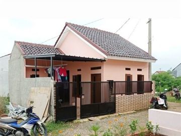 Rumah Baru 1 Lnt, LT 59 m&sup2;, Rp 466 Juta, di Cipayung, Depok.