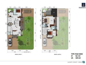 New Alicante - Rumah Hook Fully Furnished di Gading Serpong