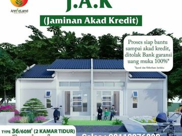 RUMAH SUBSIDI MINIMALIS SIAP HUNI, HANYA BAYAR 5,5JT TERIMA KUNCI