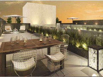 Departamento 2 amb. con cochera y Terraza- Castelar