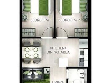 2 Bedroom Rent to Own Condominium For Sale in Pasig City in Urban Deca Homes