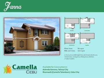 4Bedroom Single Attached Janna Model in Camella Riverfront