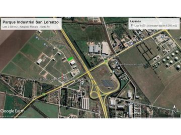 Lote en venta Parque Industrial San Lorenzo UNICO SOBRE AUTOPISTA