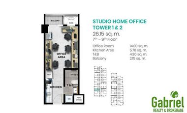 Affordable Studio in Vertex Coast condominium