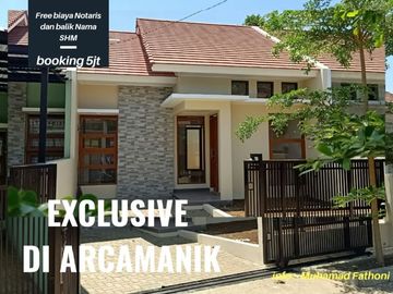 Rumah Cluster Cisaranten Lokasi Strategis Dekat Sarana Pendidikan Free Biaya Notaris & BBN.