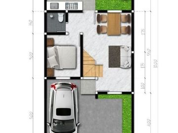 Rumah murah 2 lantai bisa Cash dan KPR di Cilengkrang