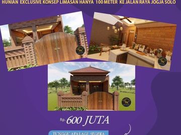 DIJUAL HUNIAN KLASIK DI DEKAT CANDI PRAMBANAN !!! BOOKING SEGERA !!!