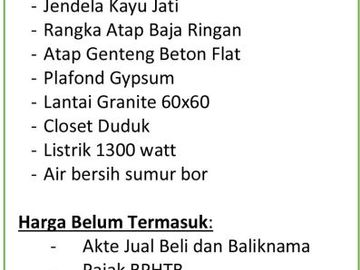 RUMAH BARU SIAP BANGUN PALING MURAH DI KAWASAN RAMAI KALASAN