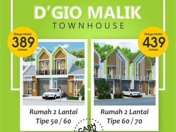 rumah mewah 2 lantai harga 400 jt an area buring