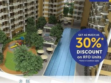 GET AS MUCH AS 10% DISCOUNT FOR RFO UNIT OR AVAIL A 5% EARLY MOVE IN PROMO