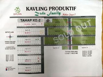 Tanah kavling Syariah 216m&sup2; terlaris di Bekasi Utara