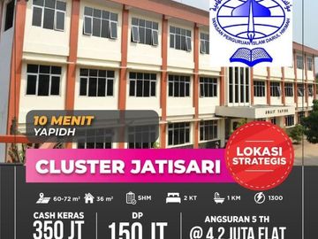 hunian di jatisari jatiasih bebas banjir pinggir jalan