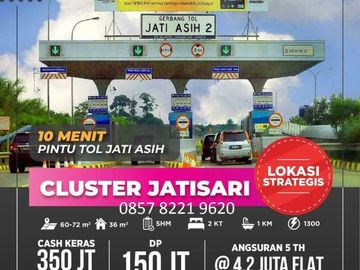 hunian di jatisari jatiasih bebas banjir pinggir jalan