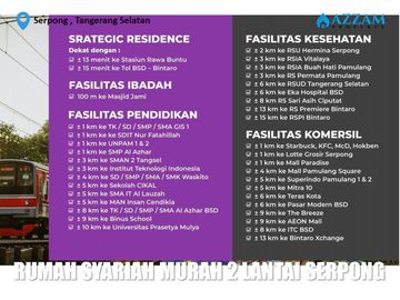 RUMAH DIJUAL MURAH STRATEGIS DI SERPONG TANGERANG SELATAN
